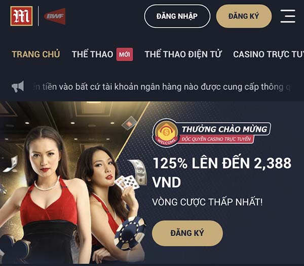 Đăng ký M88 Đăng ký M88