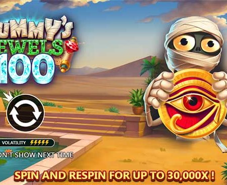 Cùng tìm hiểu cách chơi slot Mummy’s Jewels 100 tại M88